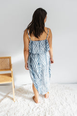 Byron Maxi Dress In Blue Splash