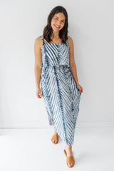 Byron Maxi Dress In Blue Splash