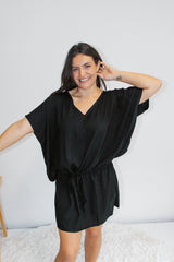 Ultimate Short Beach Dress In Black