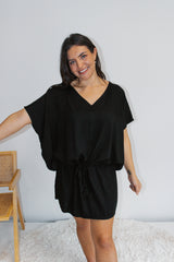 Ultimate Short Beach Dress In Black