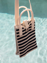 Mykonos Striped Mini Crossbody Bag