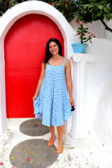 Short Swing Dress In Nexos