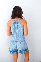 Tahiti Jumpsuit In Seaside Garden