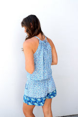 Tahiti Jumpsuit In Seaside Garden