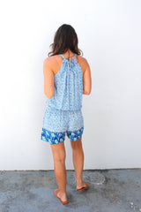 Tahiti Jumpsuit In Seaside Garden