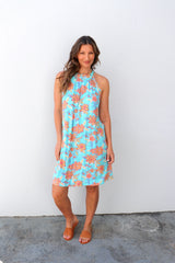 Tahiti Dress Aqua Paradise