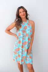 Tahiti Dress Aqua Paradise