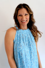 Tahiti Dress Ocean Blossom