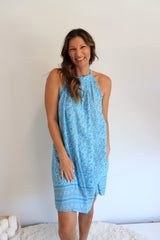Tahiti Dress Ocean Blossom