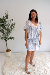 Ultimate Short Beach Dress In Safari Grey