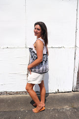 Vienna Top in Taupe Fern