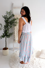 Long Bohemian Skirt In Willow Bloom