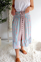 Long Bohemian Skirt In Willow Bloom