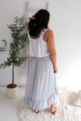 Long Bohemian Skirt In Willow Bloom