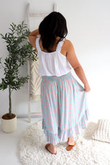 Long Bohemian Skirt In Willow Bloom