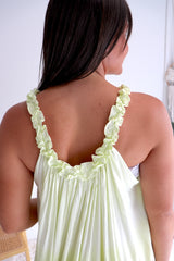Celine Maxi Dress In Pineapple Lime Tie Dye