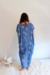 Island Holiday High Low Dress In Paragon Purple/Blue