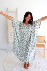 Long Kaftan Cloud in Sage