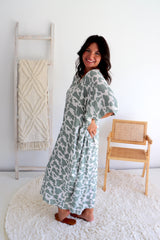 Long Kaftan Cloud in Sage