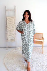 Long Kaftan Cloud in Sage