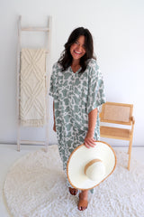 Long Kaftan Cloud in Sage