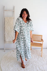 Long Kaftan Cloud in Sage