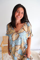 Mai Tai In Hawaiian Leaf