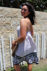 Oasis Dress in Taupe Fern