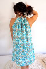 Tahiti Dress in Seaside Bloom