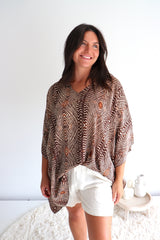 Short Kaftan in Uluru Earth