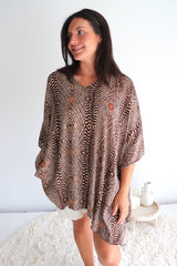 Short Kaftan in Uluru Earth