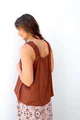 Vienna Top in Chocolate