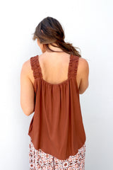 Vienna Top in Chocolate