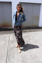 Florence Dress In Black Tea