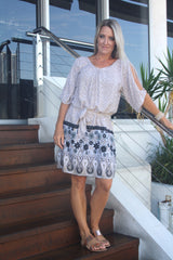 Getaway Dress Taupe Fern