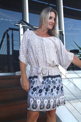 Getaway Dress Taupe Fern