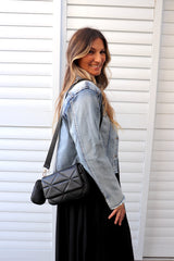 Frayed Edge Short Denim Jacket - 1 size 8 left