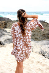 Daydream Long Sleeve Dress/Top in Promise Land Taupe