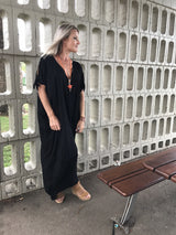 Mai Tai Long Dress In Black