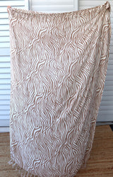 Take Me Away Sarong Zebra Taupe