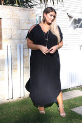 Mai Tai Long Dress In Black