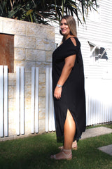 Mai Tai Long Dress In Black