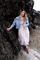 Frayed Edge Short Denim Jacket - 1 size 8 left