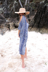 Cold Shoulder Dress In Uluru Navy