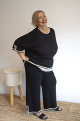 Elodie Knit Set in Black