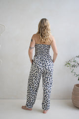 Genie Jumpsuit in Grey Jaguar