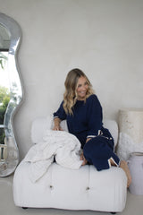 Elodie Knit Set in Navy