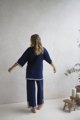 Elodie Knit Set in Navy