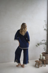 Elodie Knit Set in Navy