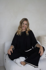 Elodie Knit Set in Black